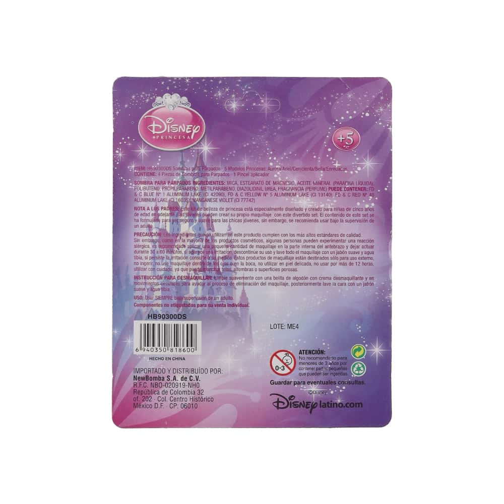 Juego de sombras para niñas Disney Princesa - Miniatura 2