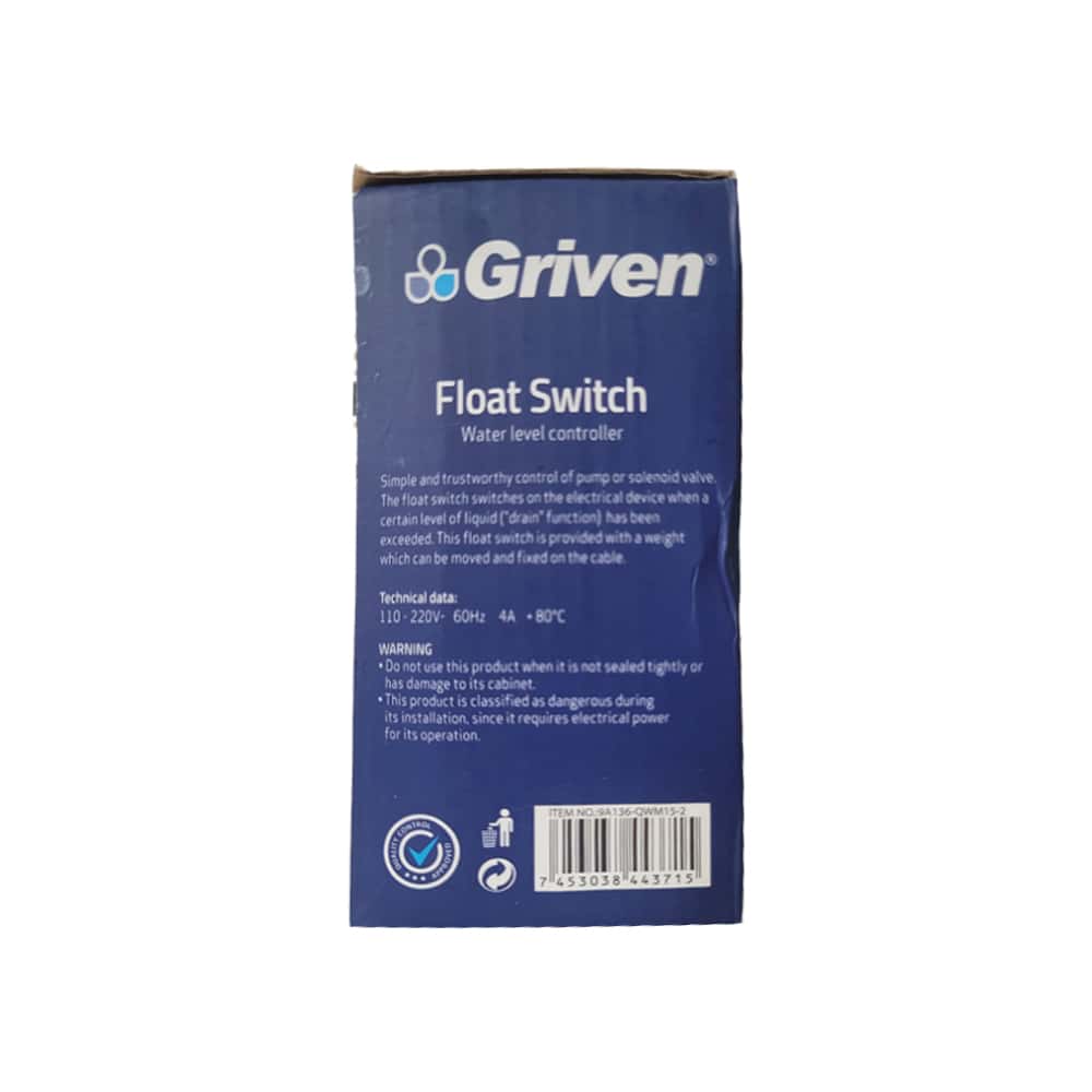Interruptor de flotador automático Griven 2M - Miniatura 10