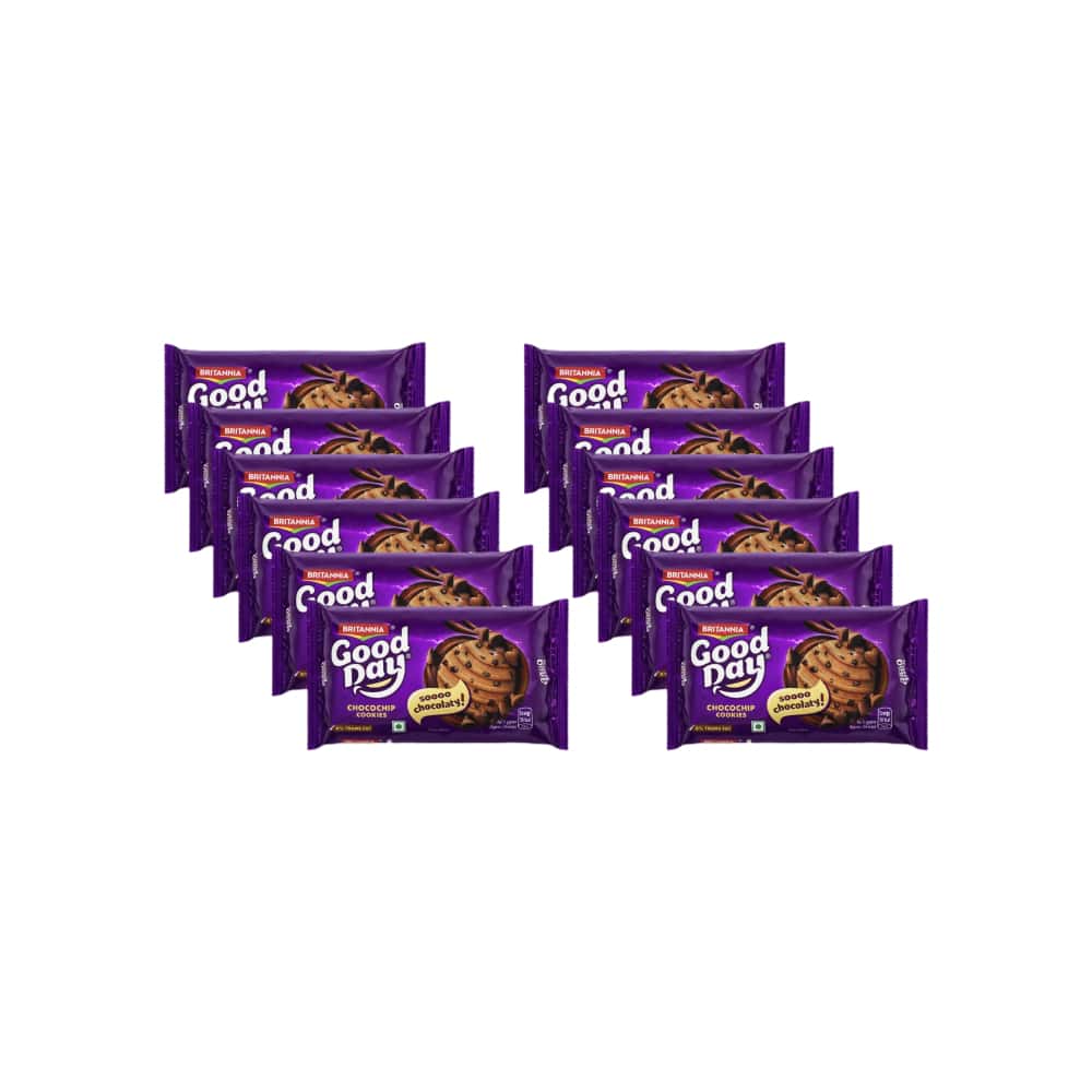 Galletas con chispas de chocolate Britannia Good Day (12 x 44 g / 1.55 oz) - Miniatura 2