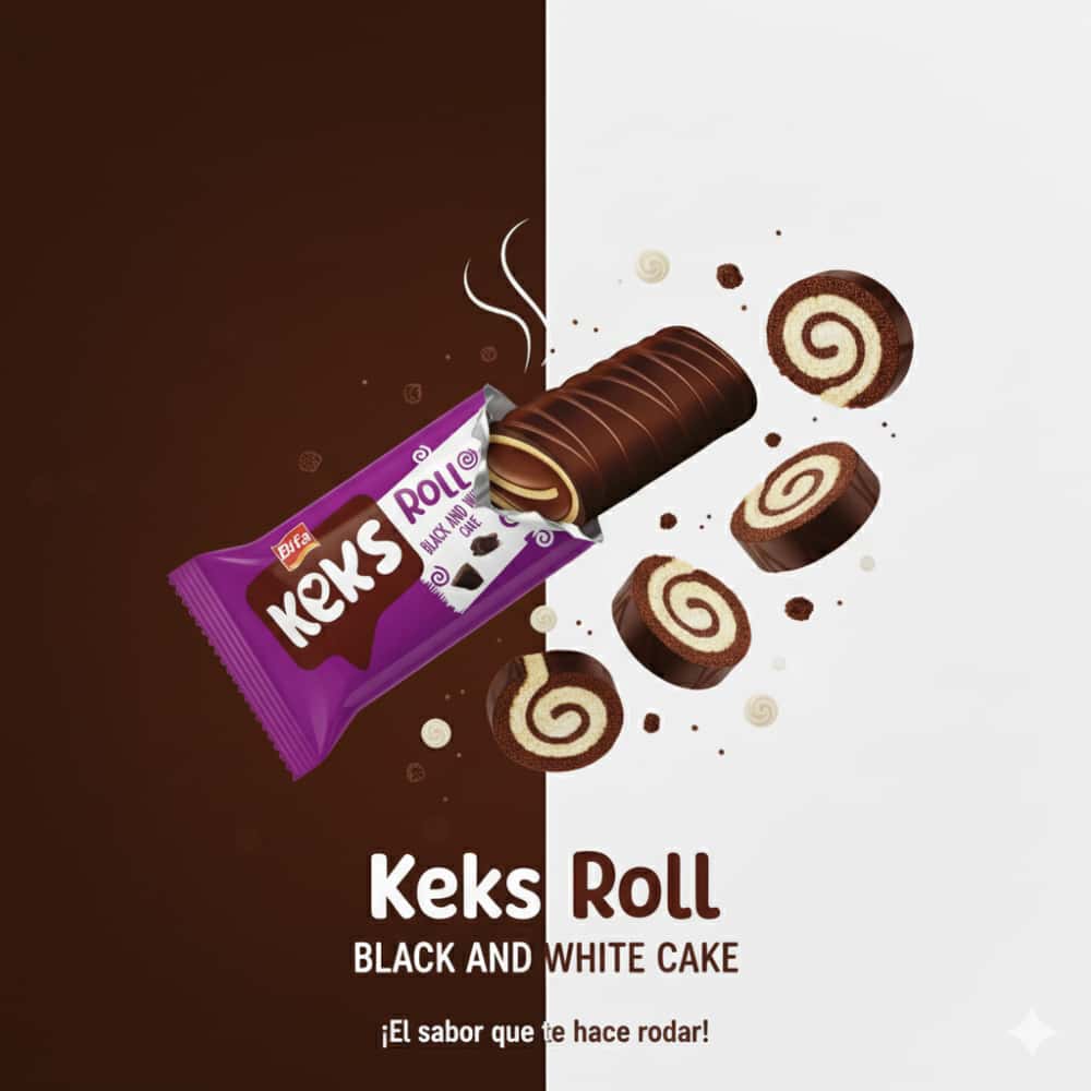 Pastelito enrollado con crema de cacao Keks Bifa (50 g / 1.76 oz) - Miniatura 4