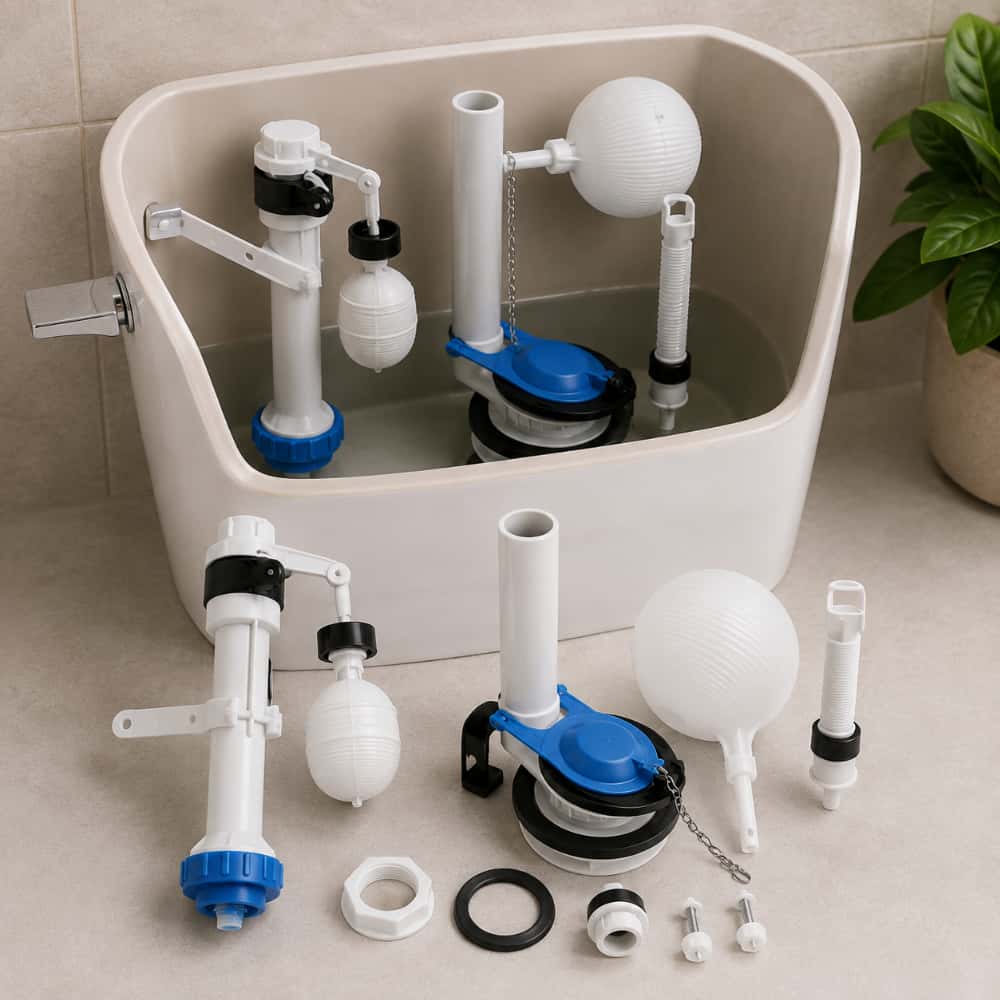 Herraje completo universal para sanitario 1/2" de palanca Proefix - Miniatura 3