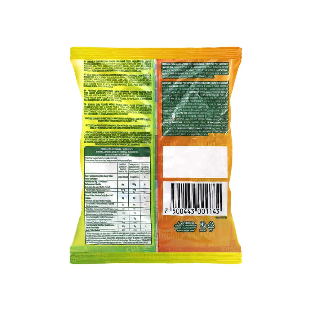 Caramelos duros rellenos frutales Arcor (400 g / 14.11 oz) - Miniatura 2