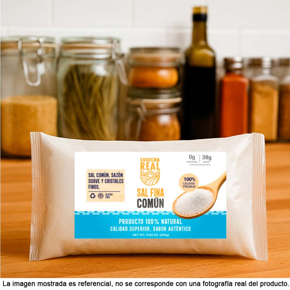 Sal fina común Cosecha Real (5 x 500 g / 1.1 lb) - Miniatura 5