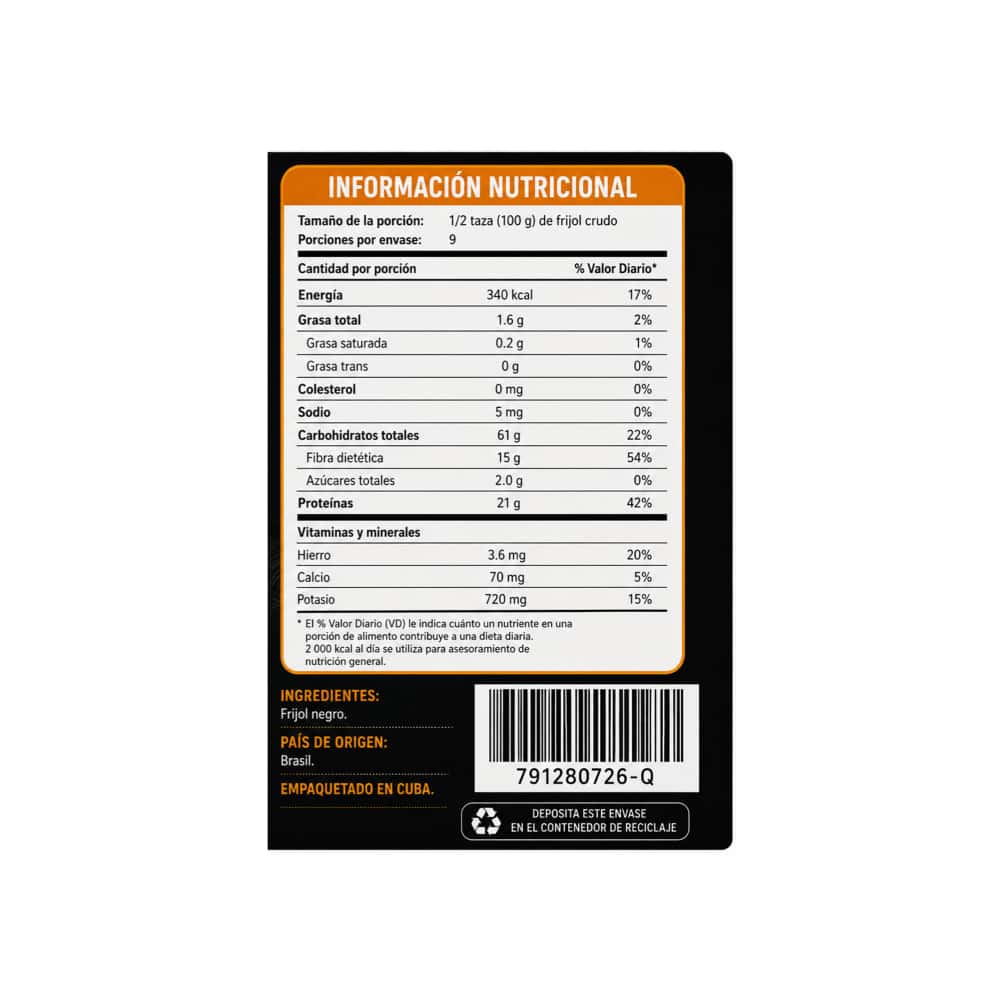 Frijol negro Campeche (454 g / 1 lb) - Miniatura 3