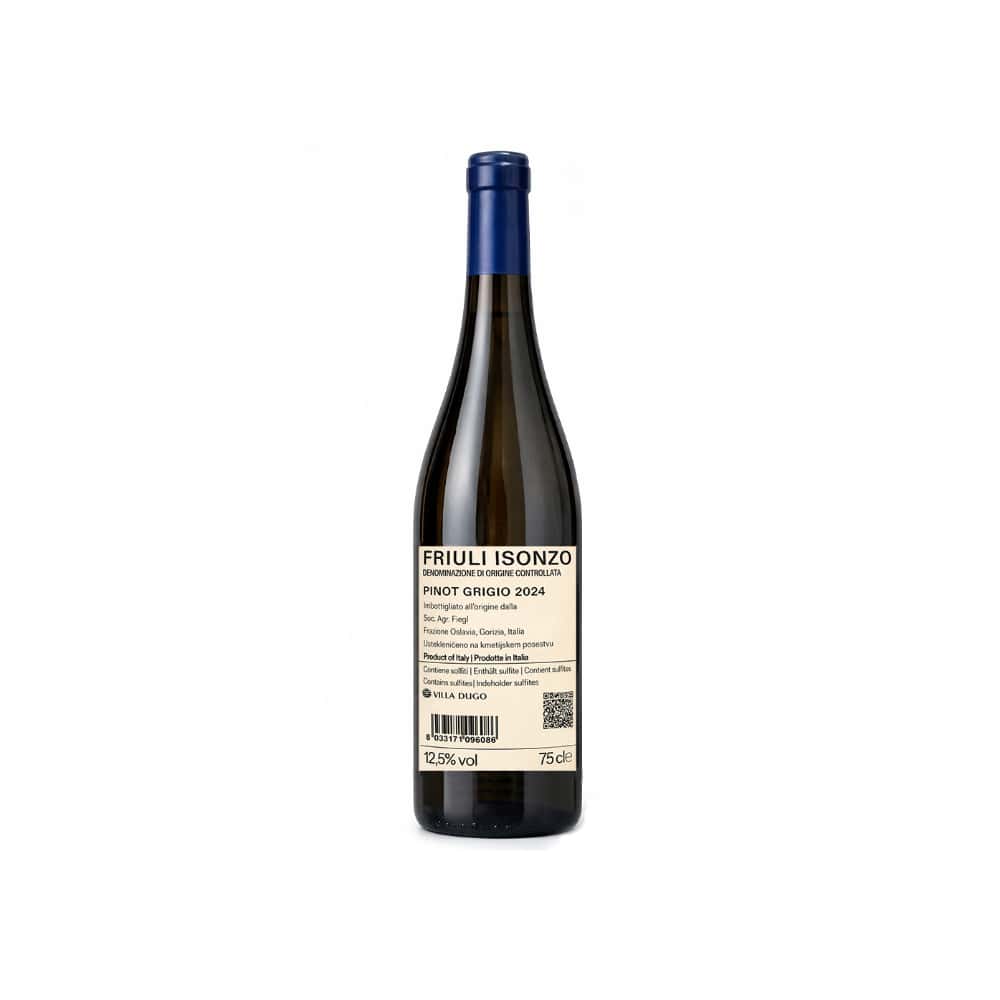 Vino Blanco Pinot Grigio Friuli Isonzo Villa Dugo (750 ml) - Miniatura 2