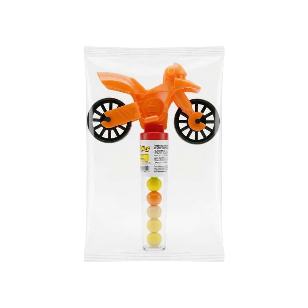 Juguete con diseño de moto con caramelos Chipirrines - Miniatura 2