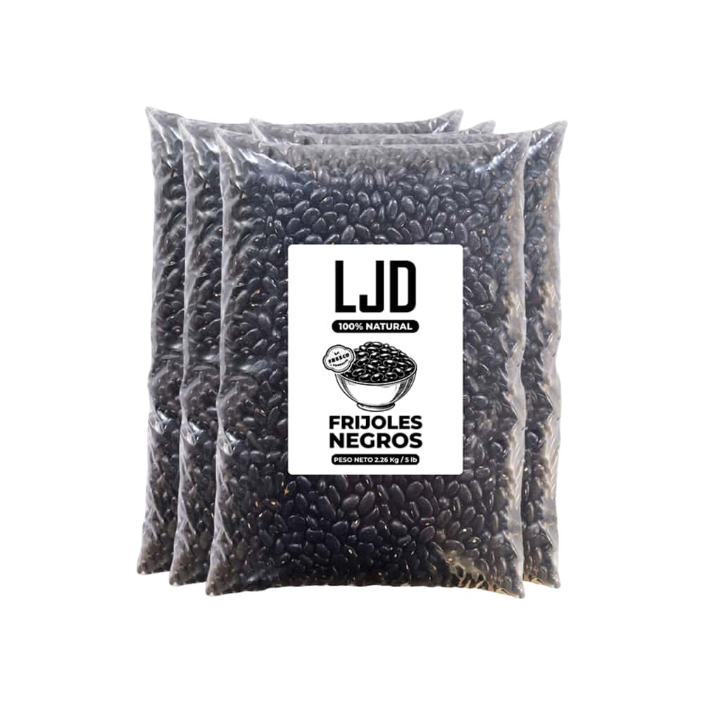 Frijoles negros LJD (4 x 2.26 kg / 5 lb) - Miniatura 1