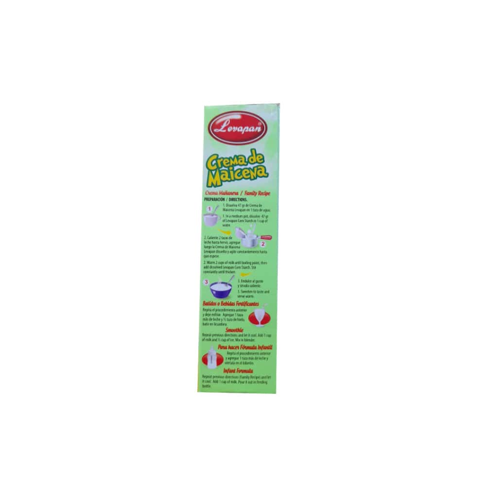 Crema de maicena sabor banana Levapan (47 g / 1.66 oz) - Miniatura 6