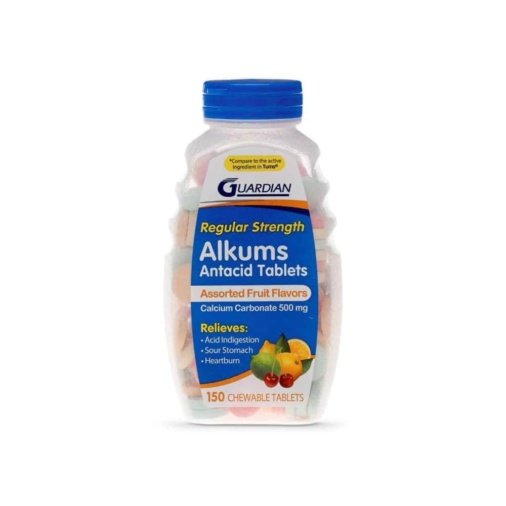 Carbonato de calcio 500 mg Guardian (150 tabletas) - Miniatura 3