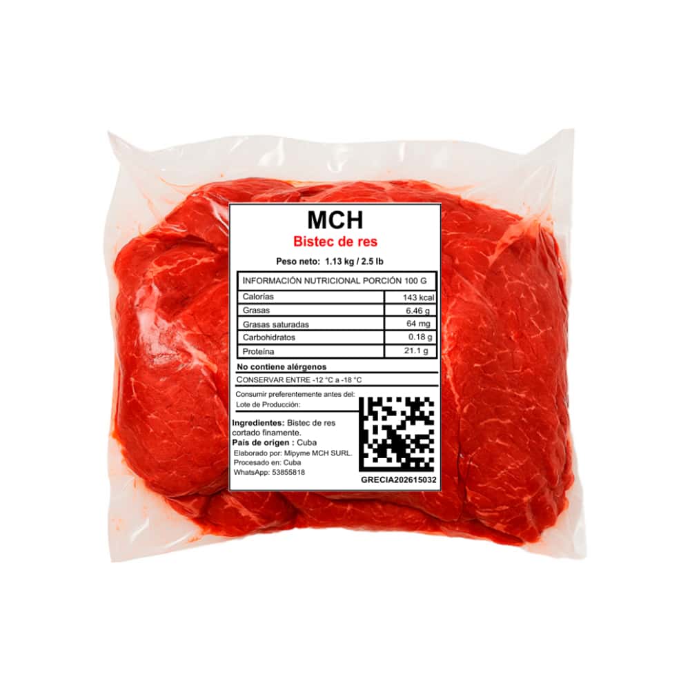 Bistec de res MCH (1.13 kg / 2.5 lb) - Miniatura 1