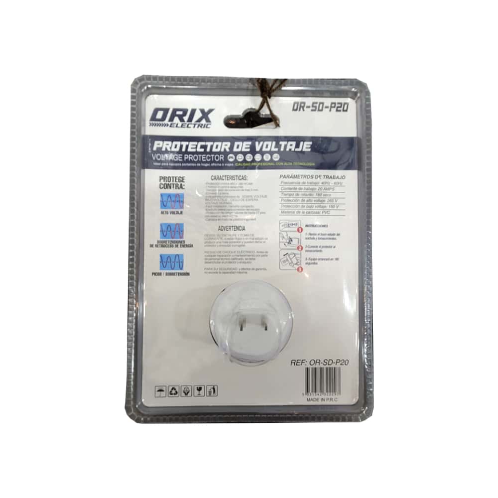 Protector de voltaje de 220 V / 20 A Orix - Miniatura 3