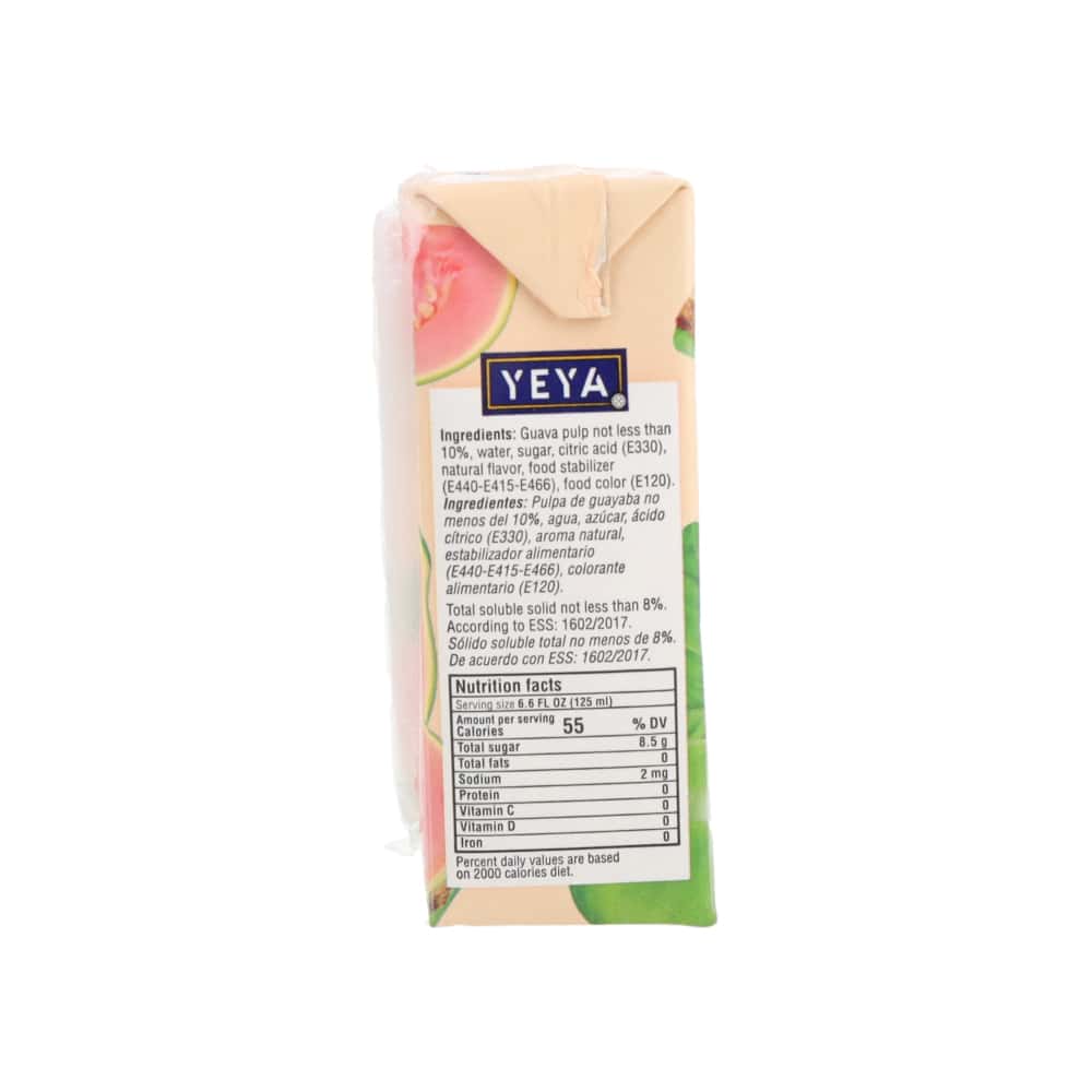 Jugo de frutas sabor guayaba YEYA (22 x 125 ml / 4.2 oz) - Miniatura 2