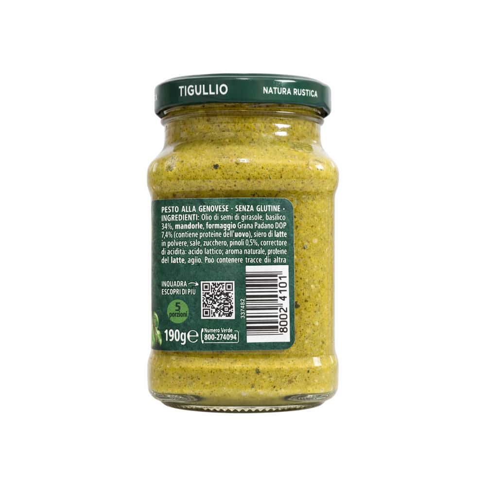 Pesto a la genovesa Tigullio (190 g / 6.7 oz) - Miniatura 3