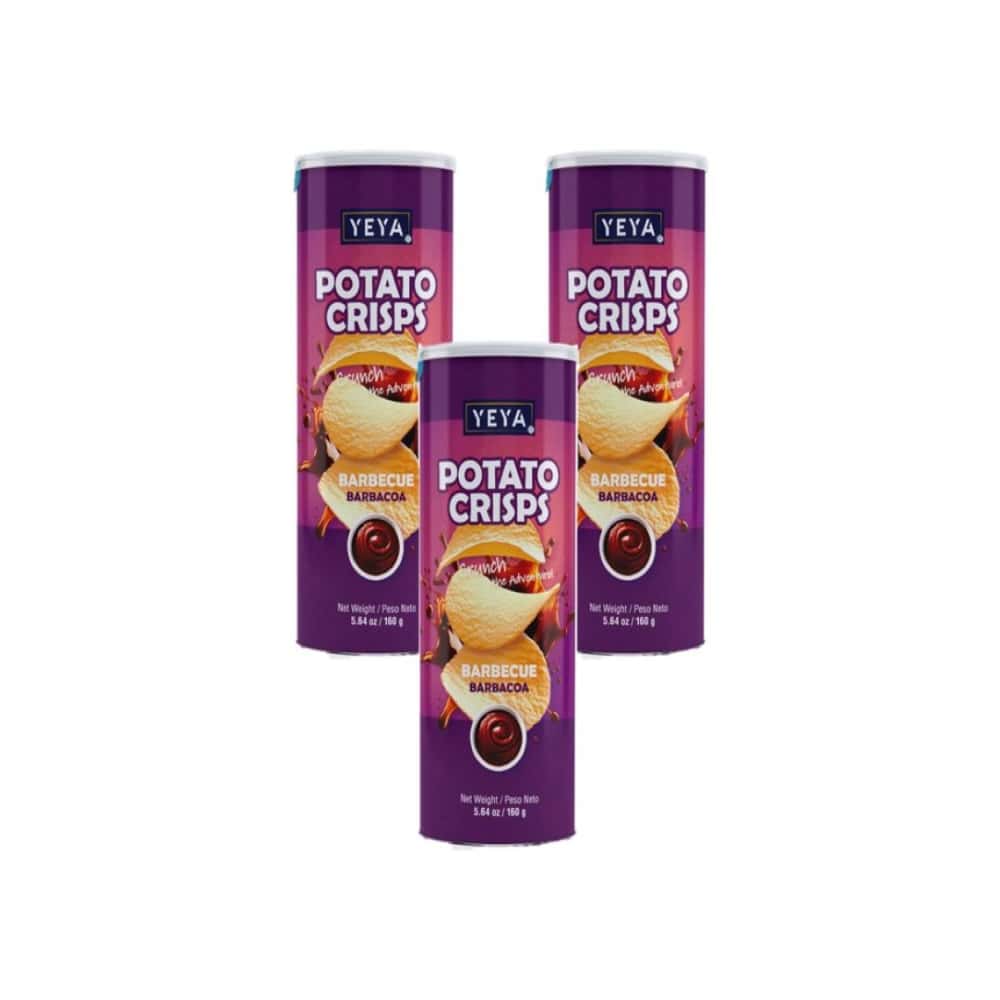 Papas fritas crujientes sabor barbacoa YEYA (3 X 160 g / 5.64 oz) - Miniatura 1