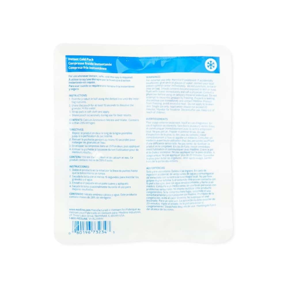 Compresa fía instantánea 5 x 6 in (12.7 cm x 15.2 cm) Medline - Miniatura 3