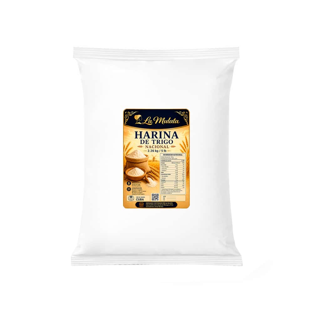 Harina de trigo nacional La Mulata (2.26 kg / 5 lb) - Miniatura 1