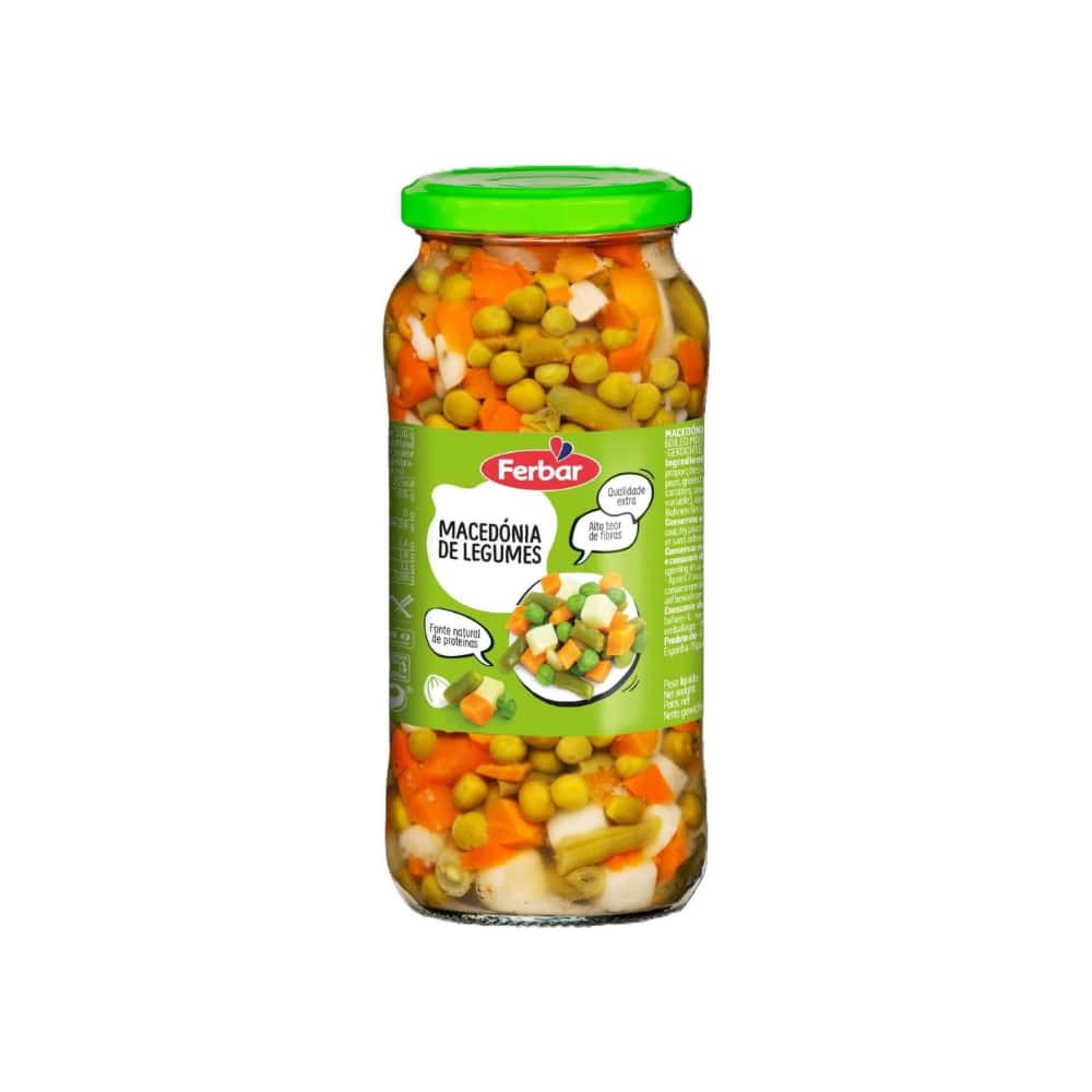 Verduras mixtas cocidas Ferbar (540 g / 19.05 oz) - Miniatura 1