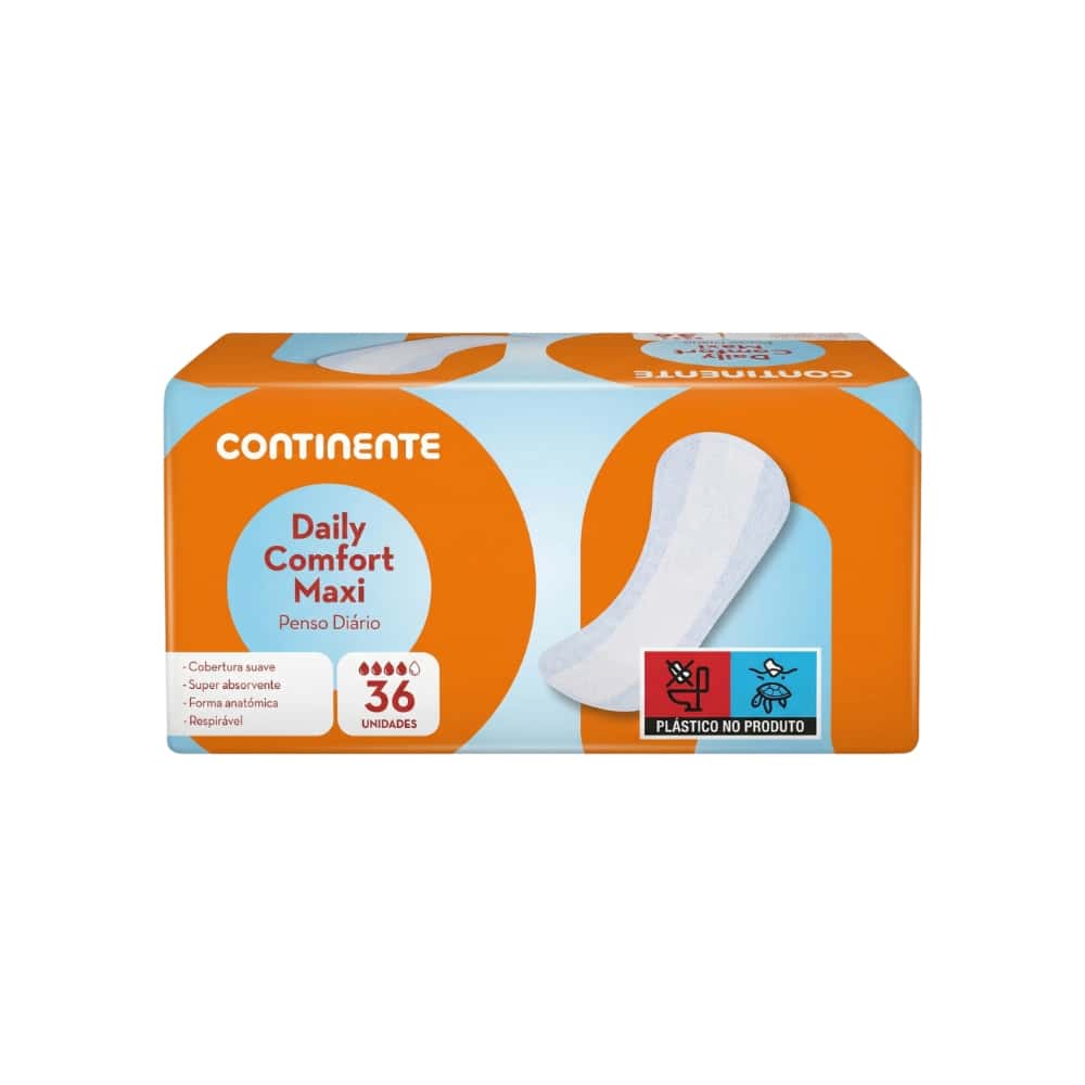 Compresas sanitarias diarias Comfort Maxi Continente (36 U) - Miniatura 1