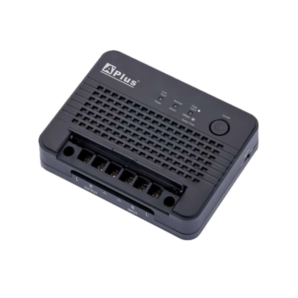Protector de voltaje 110 V 30 A color negro APlus Plus Guard - Miniatura 1