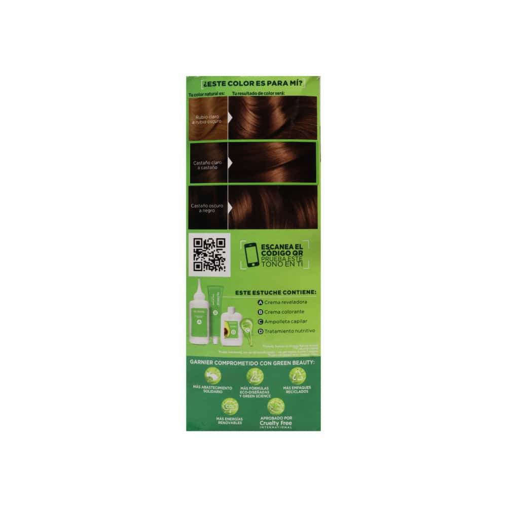 Tinte para cabello No.67 Mocha Seducción Garnier Nutrisse - Miniatura 4