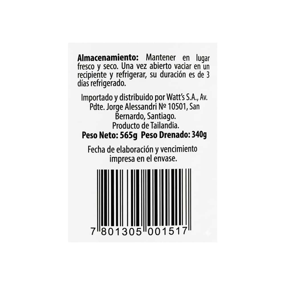Piñas en conserva en trocitos Wasil (565 g / 19.9 oz) - Miniatura 4