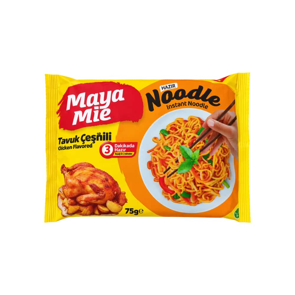Sopa instantánea de fideos sabor pollo Maya Mie (75 g / 2.6 oz) - Miniatura 1