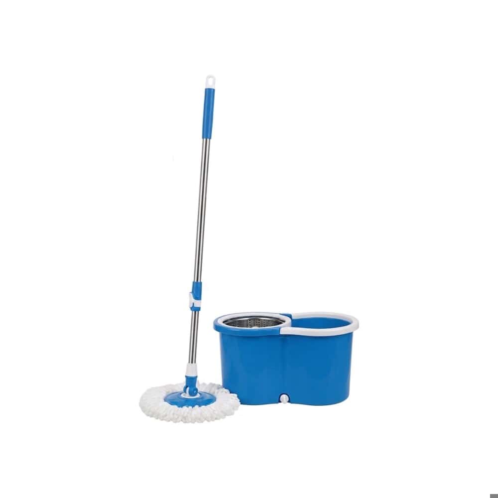 Fregona giratoria con mopa de repuesto color azul XL Soluciones - Miniatura 1