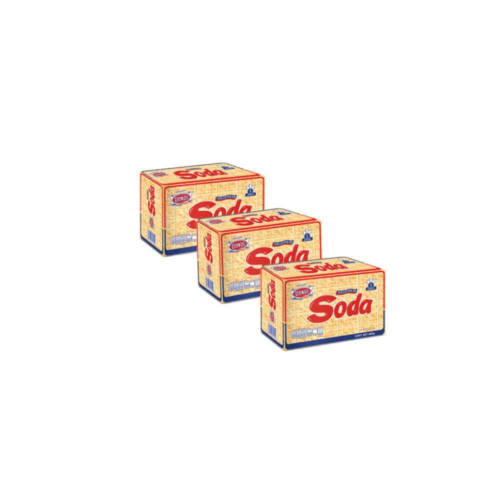 Galletas de soda Dondé (3 X 800 g / 1.76 lb) - Miniatura 1