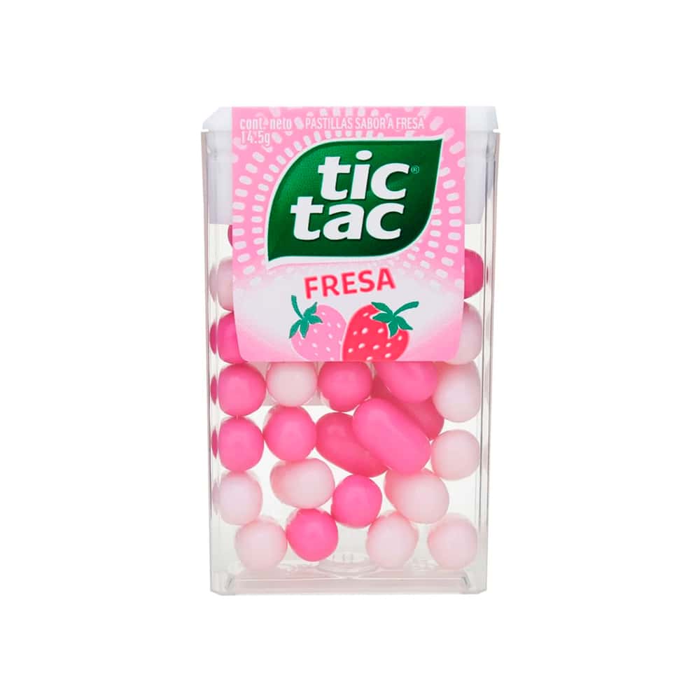 Pastillas con sabor a fresa Tic Tac (14.5 g) - Miniatura 1