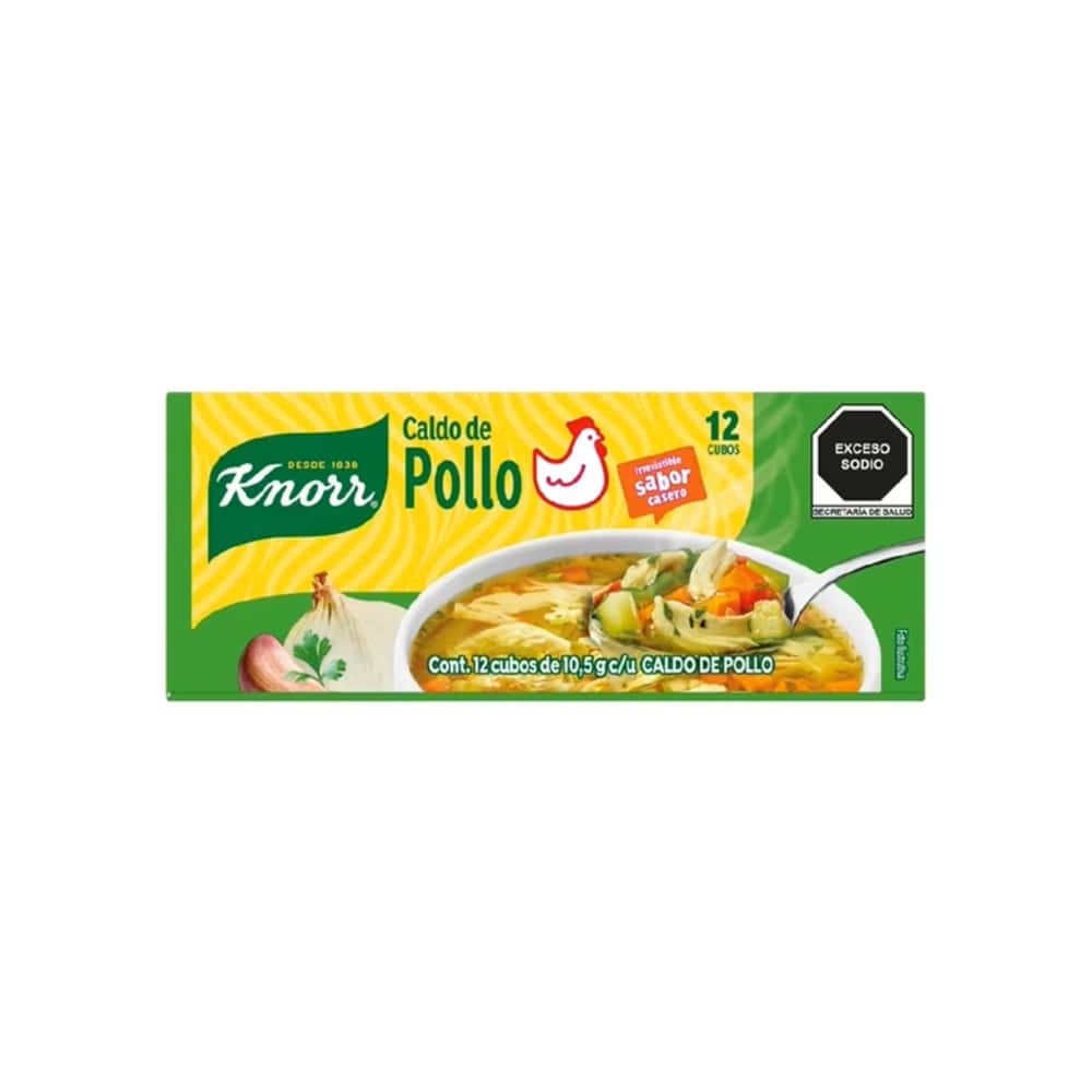 Caldo de pollo en cubos Knorr (126 g / 4.44 oz) - Miniatura 3