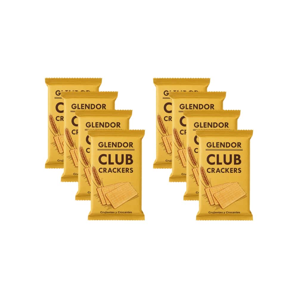 Galletas saladas Club Crackers Glendor (8 x 25 g) - Miniatura 1