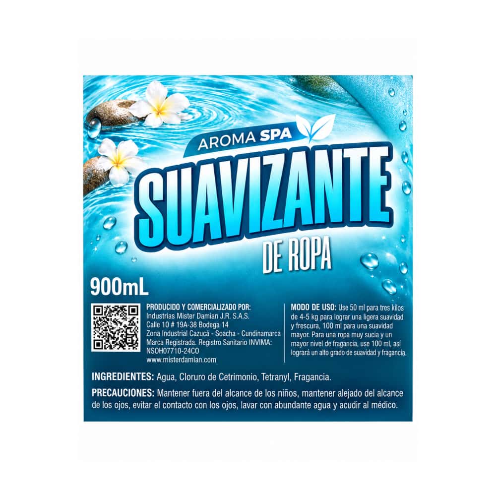 Suavizante de ropa aroma spa Mister Damian (900 ml) - Miniatura 3