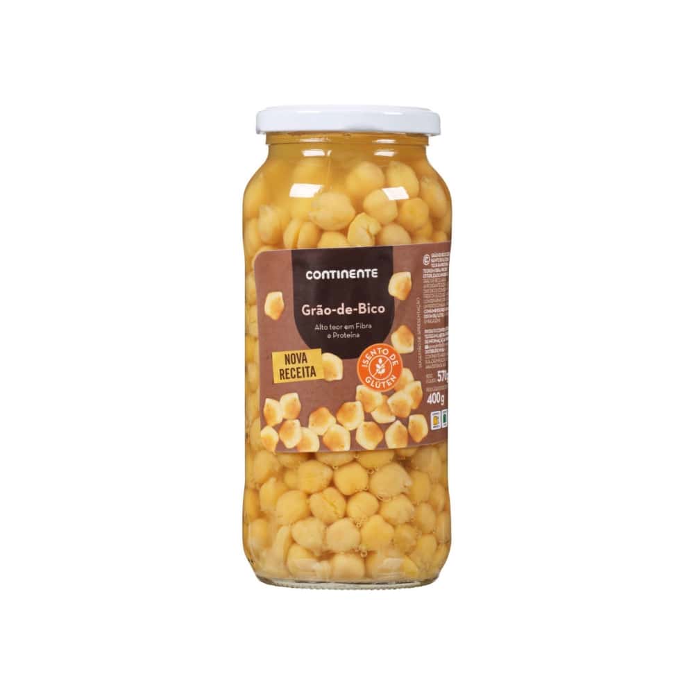 Garbanzos cocidos sin gluten Continente (570 g / 1.26 lb) - Miniatura 1