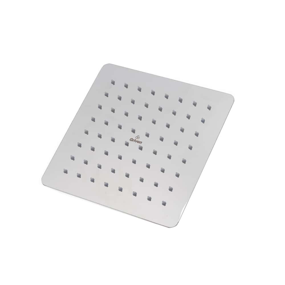 Regadera redonda para ducha de 6". Tipo lluvia acabado cromado Griven - Miniatura 6