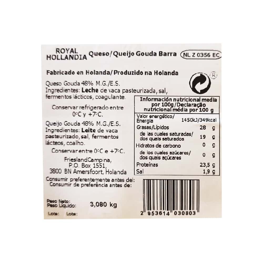 Queso gouda Royal Hollandia (3 kg / 6.6 lb) - Miniatura 3