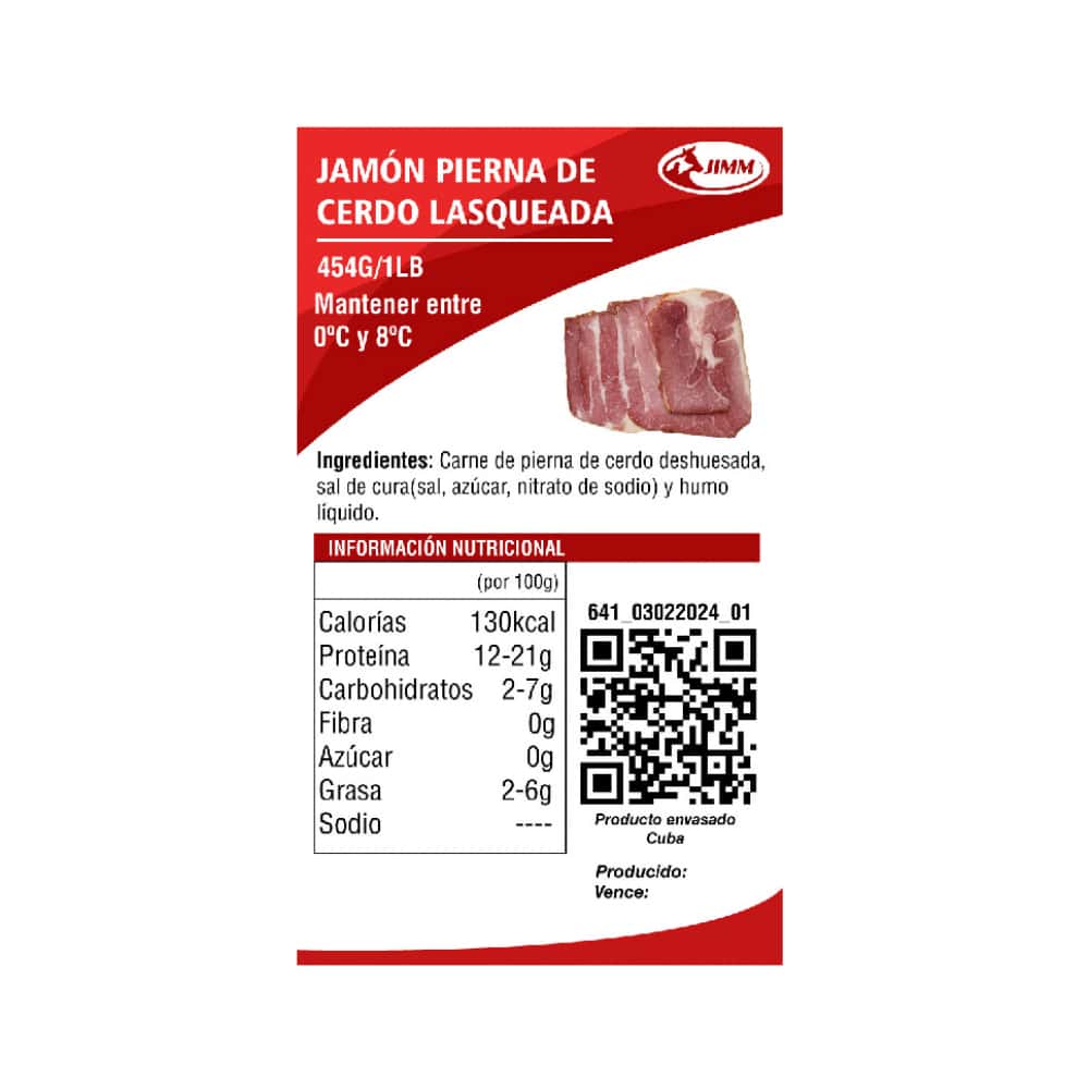 Jamón pierna de cerdo lasqueada Jimm (450 g / 1 lb) - Miniatura 4