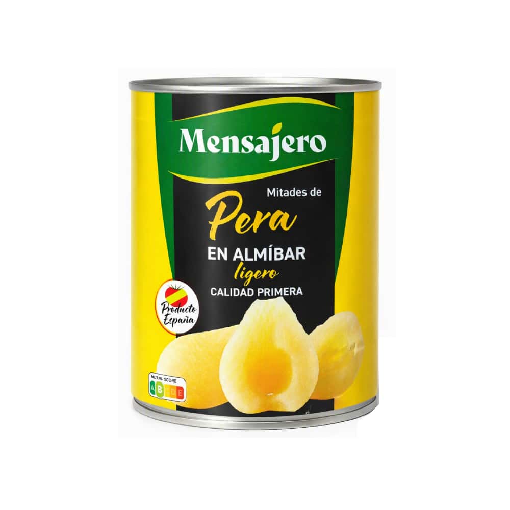Mitades de pera en almíbar ligero Mensajero (840 g / 1.85 lb) - Miniatura 1