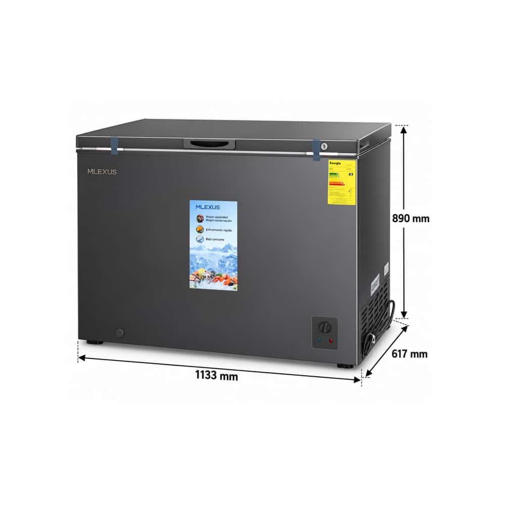 Congelador horizontal freezer 319 L Milexus ML-CF-319 - Miniatura 4