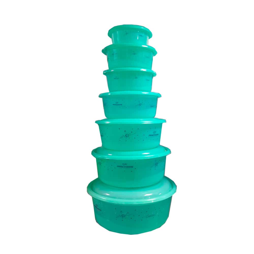 Pozuelos recipientes -vasijas- con tapa para cocina Priceware (7 U) - Miniatura 2