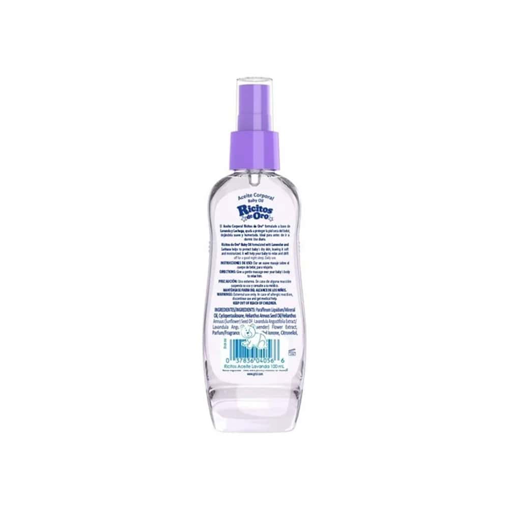 Aceite corporal para bebé lavanda y lechuga Ricitos de Oro (100 ml) - Miniatura 4