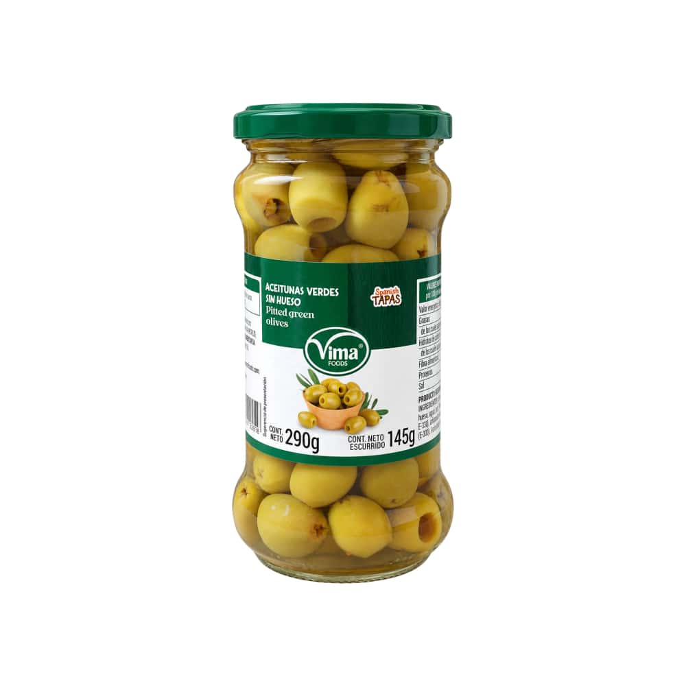Aceitunas verdes sin hueso Vima Foods (290 g / 10.22 oz) - Miniatura 1