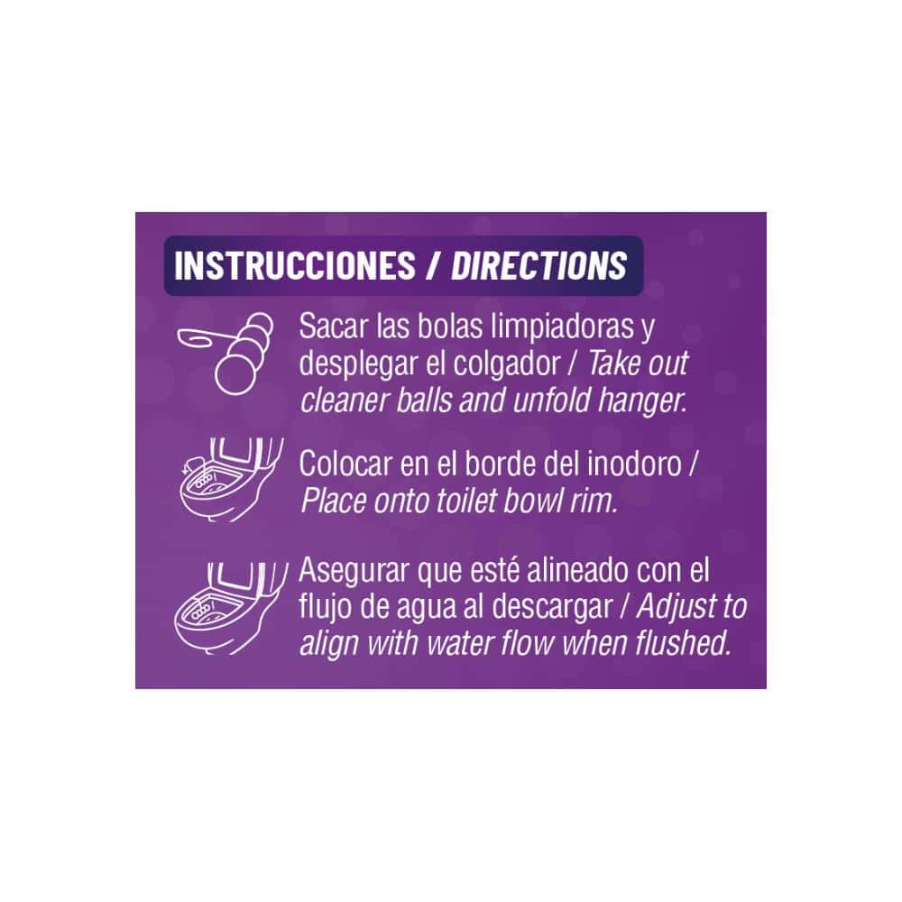 Limpiador colgante para inodoro aroma lavanda YEYA (50 g / 1.8 oz) - Miniatura 2