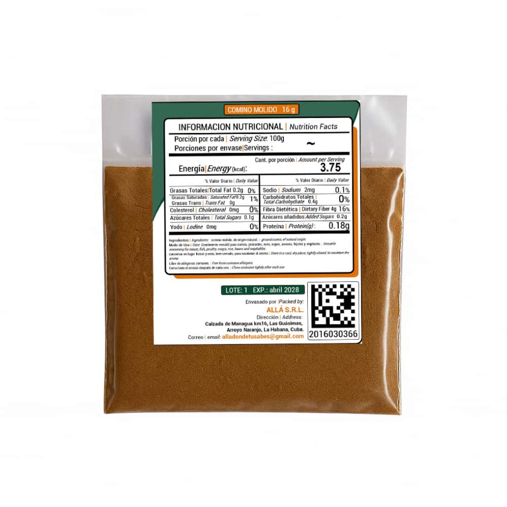 Comino molido ALLÁ (16 g) - Miniatura 3