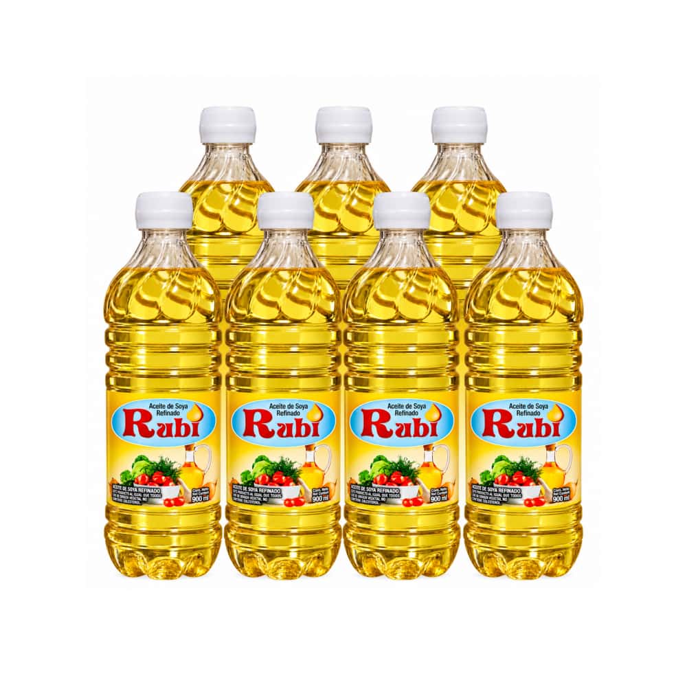 Aceite de soya refinado Rubi (7 x 900 ml) - Miniatura 1