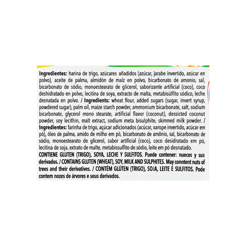 Galletas sabor coco espolvoreadas con azúcar Las Delicias (324 g / 11.4 oz) - Miniatura 3