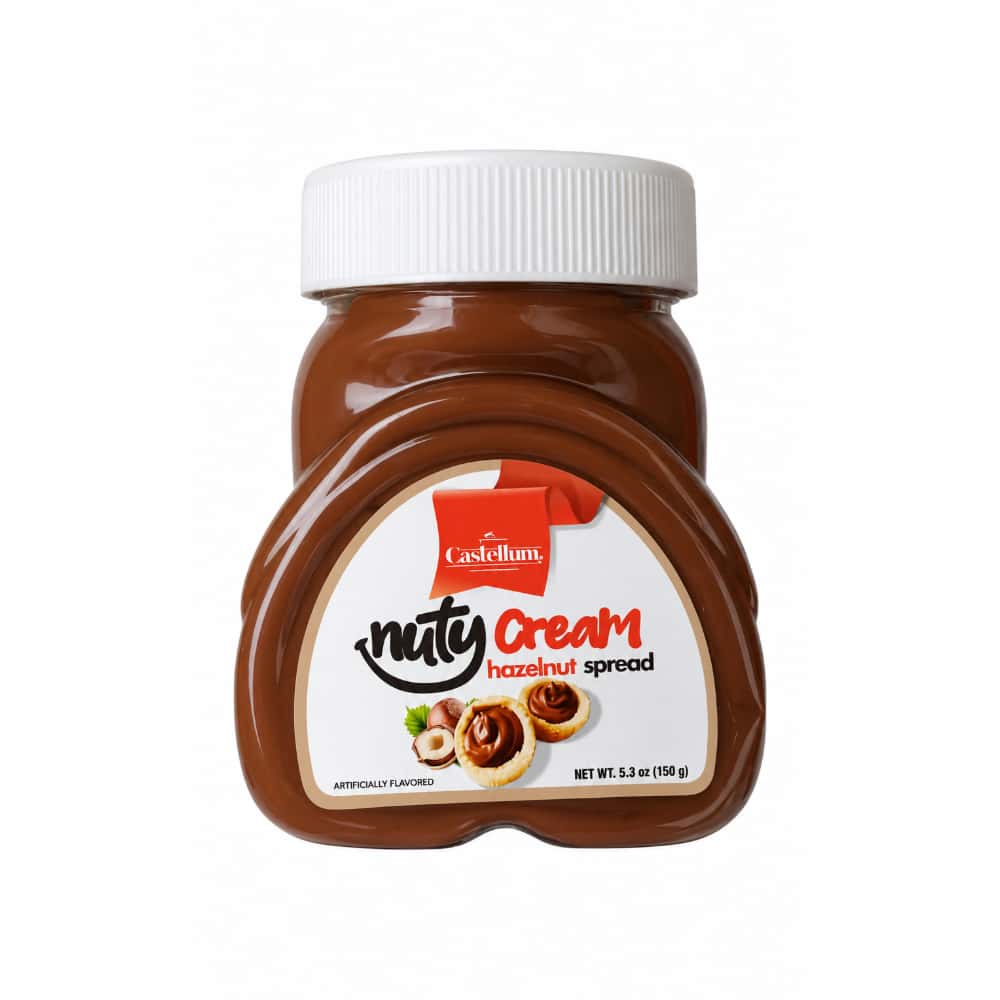 Crema de avellanas con cacao - tipo nutella - Nuty Cream Castellum (150 g / 5.3 oz) - Miniatura 1
