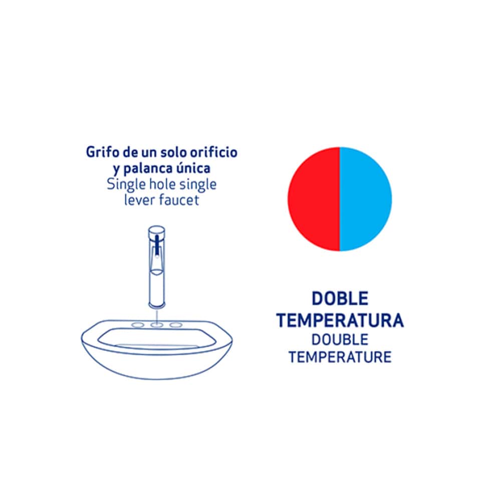 Grifo monomando mezclador de cuello alto para lavamanos Griven - Miniatura 3