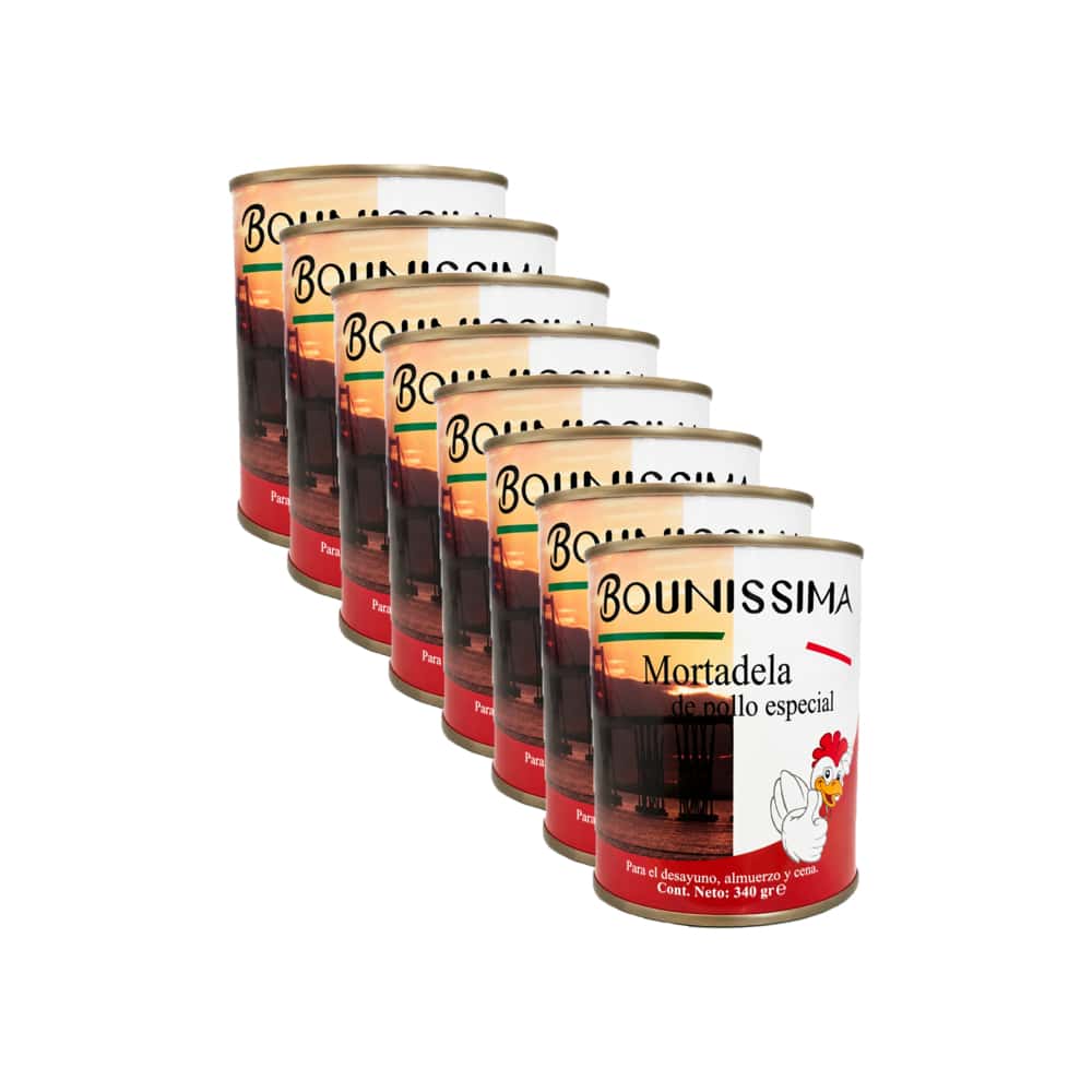 Mortadela de pollo especial Bounissima (8 x 340 g / 11.99 oz) - Miniatura 1