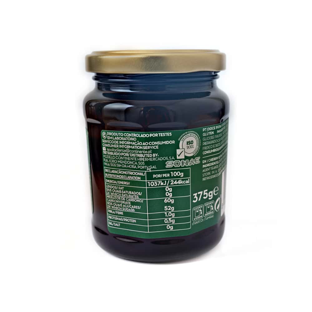 Mermelada extra de cereza Continente (375 g / 13.23 oz) - Miniatura 2
