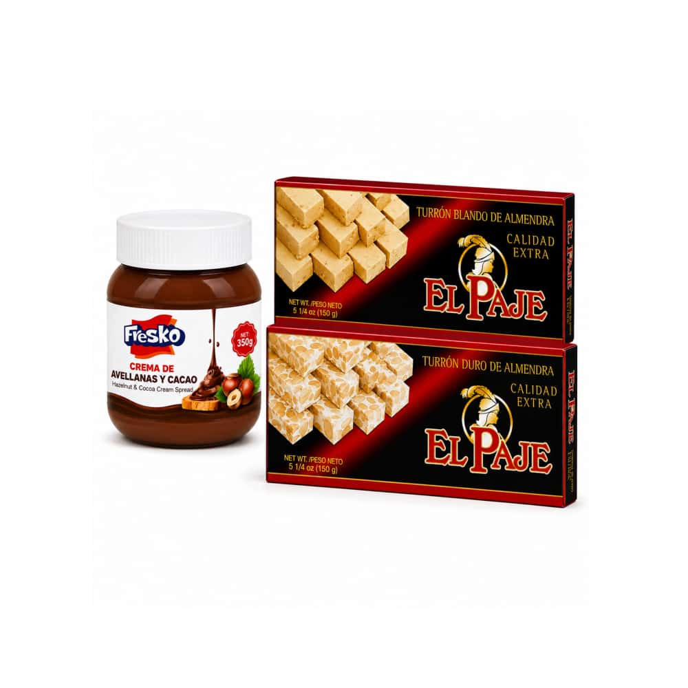 Turrones El Paje + nutella Fresko - Miniatura 1